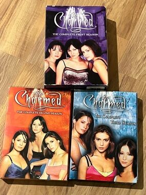 Charmed Complete Seasons 1-3 DVD Box Set - witches Wicca Whimsigoth